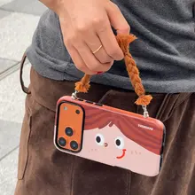 おしゃれでユニークなスマートフォンケース【ストラップ付き・iPhone対応】