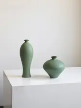 宋韵青瓷手作花器【新中式・玄関アート飾り】