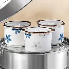 陶器製 二重蓋付き 蒸し鍋【燕の巣料理・スープ・デザート用・1人前・2人前】