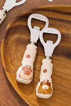 ビールオープナー 栓抜き セラミックハンドル おしゃれ 軽い力で開けられる 家庭用 「Tlife」