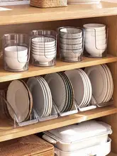 キッチン用食器収納ラック【お皿やボウルの整理に最適】（セットアップ対応）