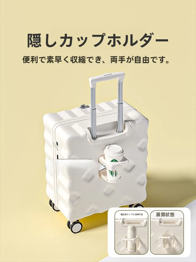 女性用軽量キャリーケース：機内持ち込みに最適なパスワード式小型スーツケースの実用性解析
