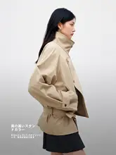 洗練されたデザインのショートコート【通勤に最適・女性用・秋冬向け】