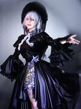 異次元魔女コスチューム【ロリータスタイル・ビッグレザースカート】（セットアップ対応）