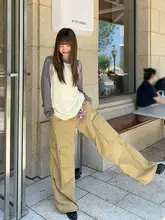 魅力的なカラーコンビネーションドット柄長袖トップス【フレンチ風・円形ネック・フィット感あり】