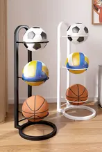 折りたたみ式スポーツ器具収納ラック【バスケットボール・サッカー・バレーボール用・多層】