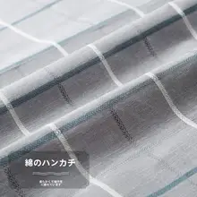 夏用コットンハンカチ【薄手・吸汗・男性用】