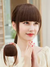 厚手の前髪ウィッグ【自然な流れ・リアルヘア・女性用】