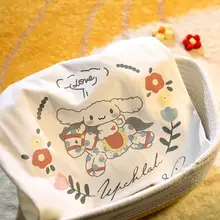 心に花を咲かせよう！白色のコットン短袖Tシャツ【少女感・夏用】