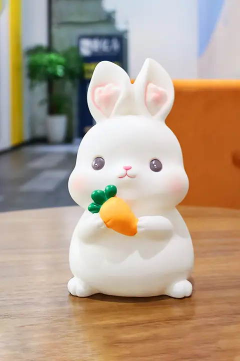 防止損傷のウサギ貯金箱【入り口のみ・子供向け誕生日プレゼント】
