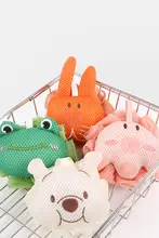 バスフラワータオル【子供用・洗浄ボール付き・高級感】