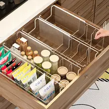 キッチン用伸縮式調味料収納ボックス【引き出し収納・整理整頓】