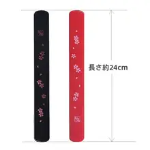 黒と赤の和風お箸ケース【桜デザイン・持ち運び便利・カップル向け】