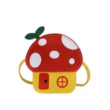 可愛いキャラクター柄の子供用ショルダーバッグ【PUレザー・お菓子収納対応】