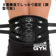 通気性のあるウエイトリフティング用サポートベルト【全方向ストレッチ・極上の柔らかさ・鋼板内蔵】