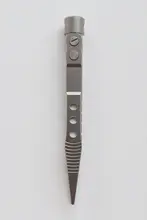 チタン合金製 ピンセット【EDC用・手作りDIY・尖った先端・滑り止め加工・錆びにくい・調整可能】