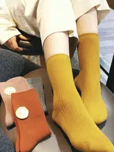 極上の柔らかさメリノウールのリブ編み厚手靴下【保温性・シンプル・女性用・冬用】