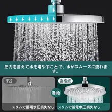 シャワーヘッド【大きなレインシャワー・高圧仕様・バスルーム用】
