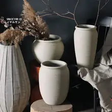 花瓶 大型フロアプランター 庭に適した 現代陶器 創造的デザイン