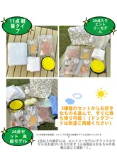 ペット用トラベルバッグ【除菌剤・尿パッド・ゴミ袋・携帯便利】