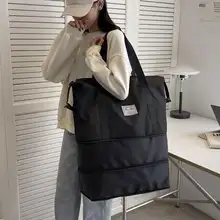 大容量オックスフォード布製旅行バッグ【学生用・軽量・衣服収納】