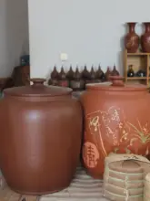 茶葉収納用手作り紫陶茶缸【防潮密封・2000g・15kg対応】