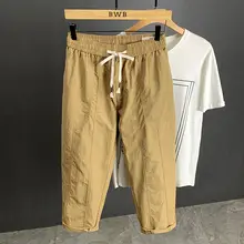 カジュアルカーキ色 メンズハーフパンツ【極上の柔らかさ・工装スタイル・夏用・フィット】