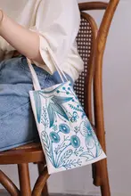 手作り DIY 花刺繍 バッグ 素材パッケージ