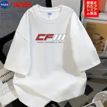NASAデザインのコットン半袖Tシャツ【アメリカンスタイル・ラフフィット】