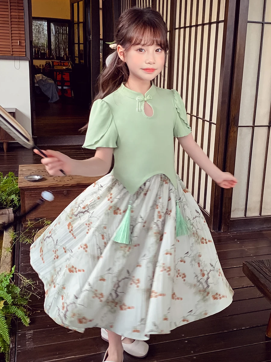 子供用国風漢服夏用ドレス：1歳半から3歳女児向けの日常着としての実用性とデザイン解析