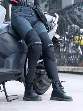 バイク用防寒膝当て【秋冬用・男女兼用・保温インナー付き】