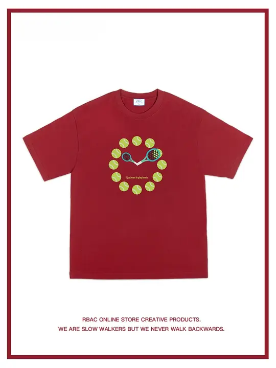 シンプルデザインのカップル用Tシャツ【ショートスリーブ・コットン製・文化的なロゴ入り】