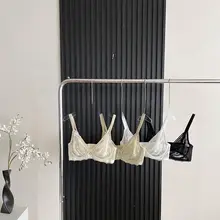 女性用 超薄型メッシュレースブラジャー【快適・お洒落・夏用】