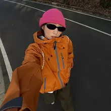防風防水ソフトシェル登山ジャケット【アウトドア・秋冬用・ハイキング仕様】