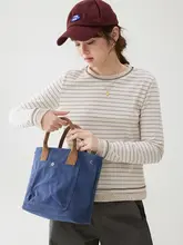 ドット柄切替えラウンドネックストライプTシャツ【レディース・春用・ショート丈・長袖】