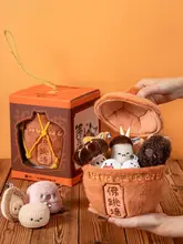 ぬいぐるみ バッグチャーム ストラップ しいたけ マテガイ 中華風 モコモコ 誕生日 プレゼント ギフトセット