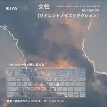 レノボ小新Air用キーボードカバー【フルカバー・カラフルデザイン・シリコン製・可愛い】