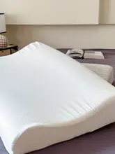 波浪編みのオーダーメイド枕【極上の柔らかさ・低め・首を支えるデザイン】