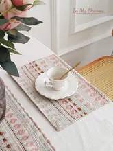 おしゃれなストライプデザインのテーブルマット【防熱・インテリア向け】