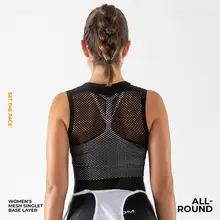 SOOMOM ALLROUND レディース サイクリングメッシュタンクトップ