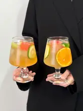 スタイリッシュなショートグラス【カクテル用・飲料・ソーダ・高級感】