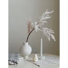 冬季用フェイク植物 雪松と夢の鹿【装  飾用・婚礼・インテリアフラワー】