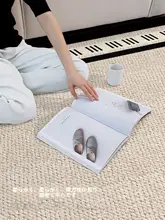 防水・防汚のモダンなリビング用ラグマット【掃除簡単・ソファ・テーブル用】