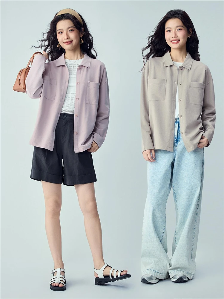 カーディガン オフィス カジュアル：Giordano/佐丹奴のルーズフィットコットンカーディガンが解決する日常の着こなし課題