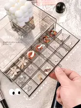 アクセサリー収納ボックス【手作りジュエリー・耳飾り・ネックレス対応・防酸化・アクリル製】