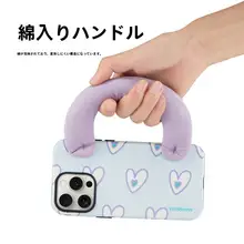 おしゃれなハンドストラップ付きフィルムスマホケース【iPhone対応・高級感・持ち運び便利】