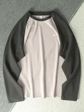 秋冬用 男女兼用 カラーコンビネーション ロンTシャツ【重厚な素材・ラグランスリーブ】