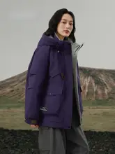 男女兼用秋冬用ダウンコート【フード付き・保温・アウトドア向け】