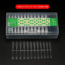 極上の柔らかさの透明なネイルチップ【全貼・半貼・平弧デザイン】
