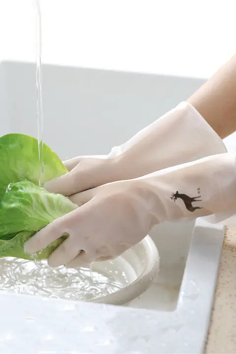 食器用手袋 女性 夏用 小サイズ 耐久性 薄型 防水 耐磨